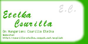 etelka csurilla business card